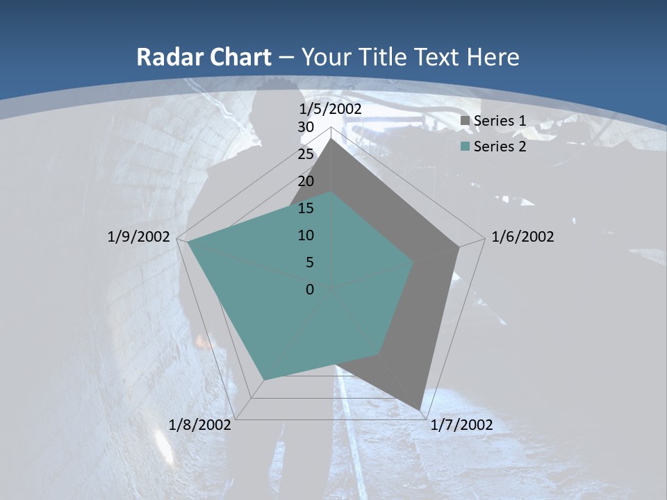 People Mine Dark PowerPoint Template