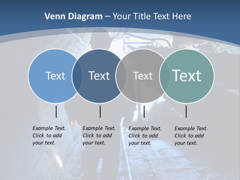 People Mine Dark PowerPoint Template