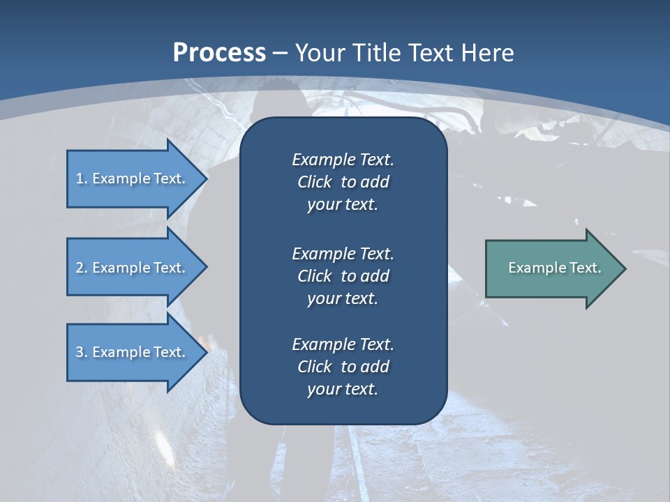 People Mine Dark PowerPoint Template