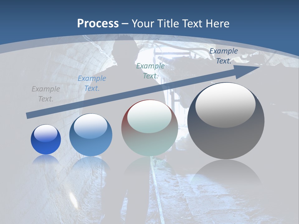 People Mine Dark PowerPoint Template