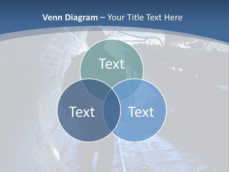 People Mine Dark PowerPoint Template