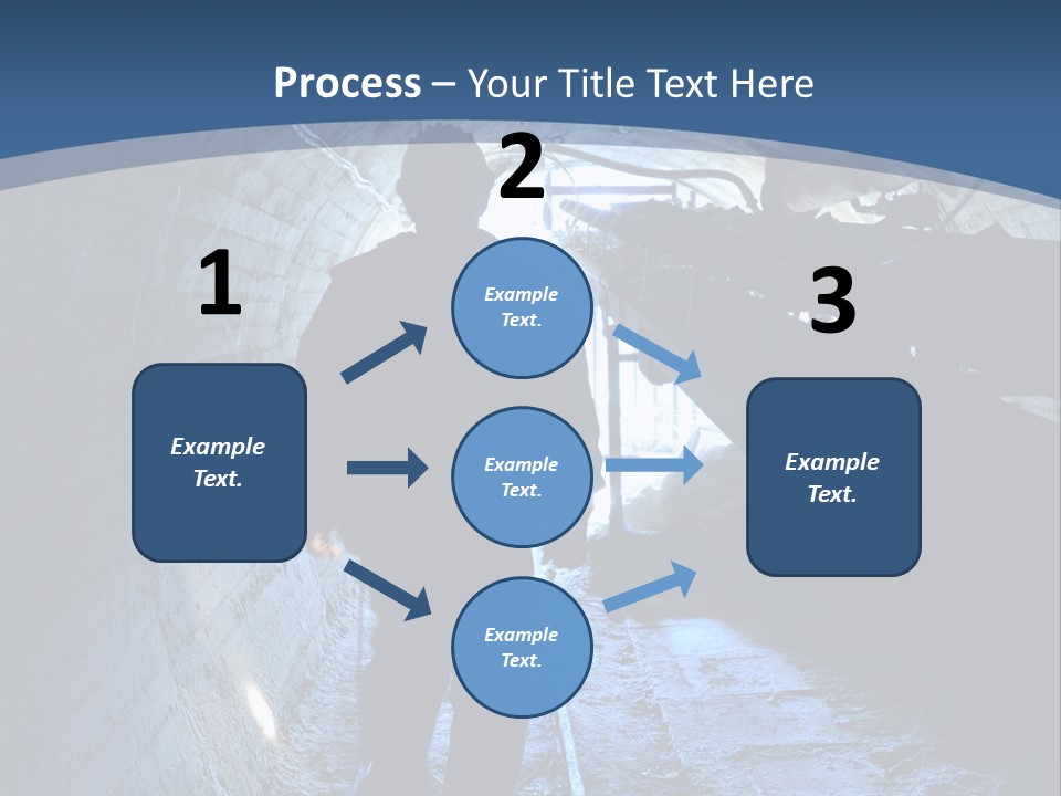 People Mine Dark PowerPoint Template