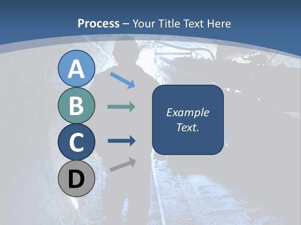 People Mine Dark PowerPoint Template