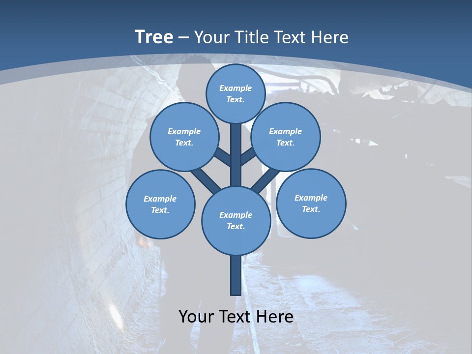 People Mine Dark PowerPoint Template