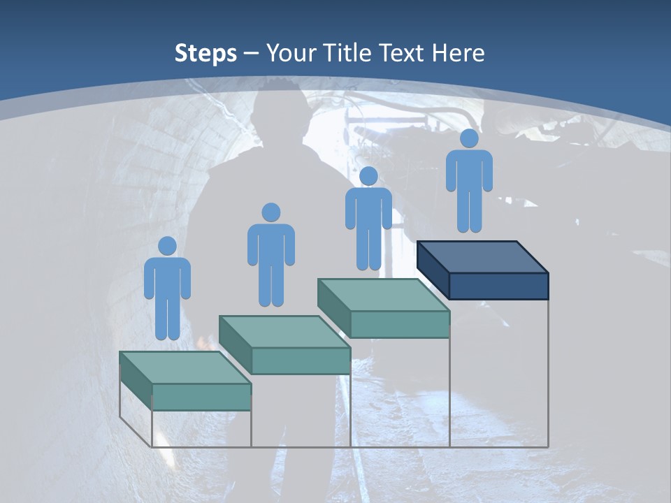 People Mine Dark PowerPoint Template