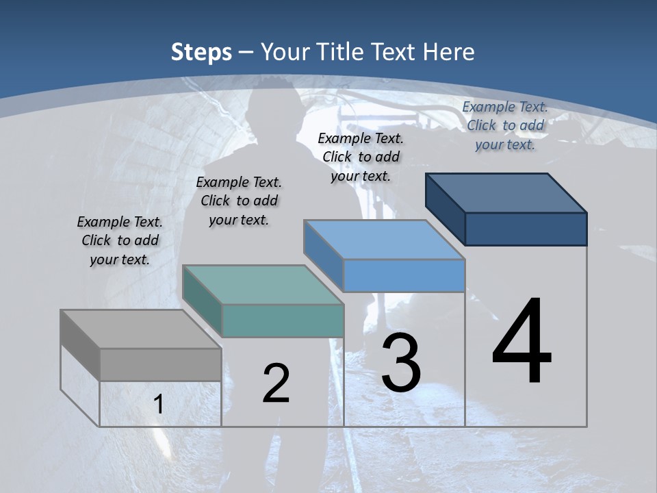 People Mine Dark PowerPoint Template
