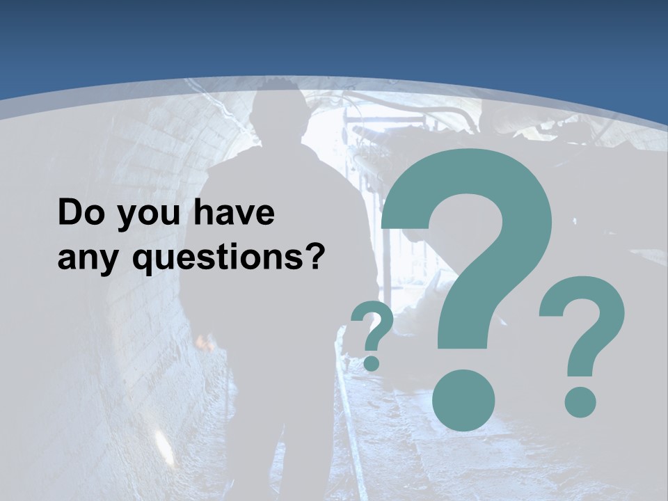 People Mine Dark PowerPoint Template