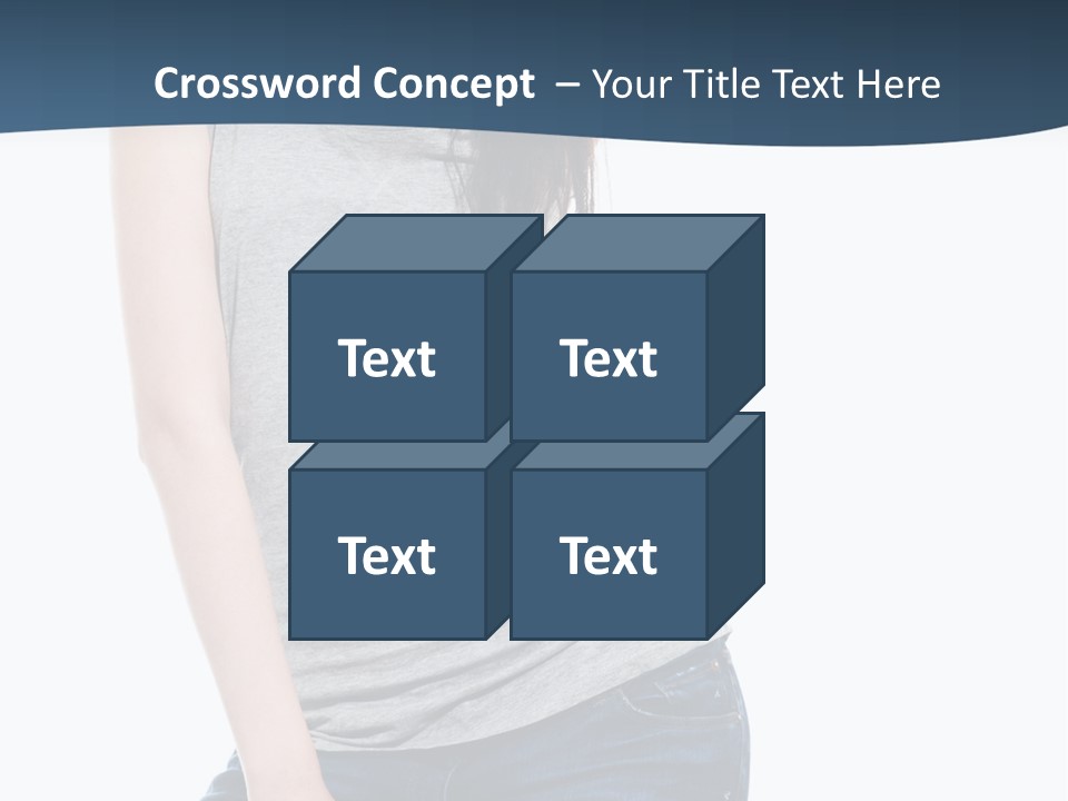 Adult Girl Skin PowerPoint Template