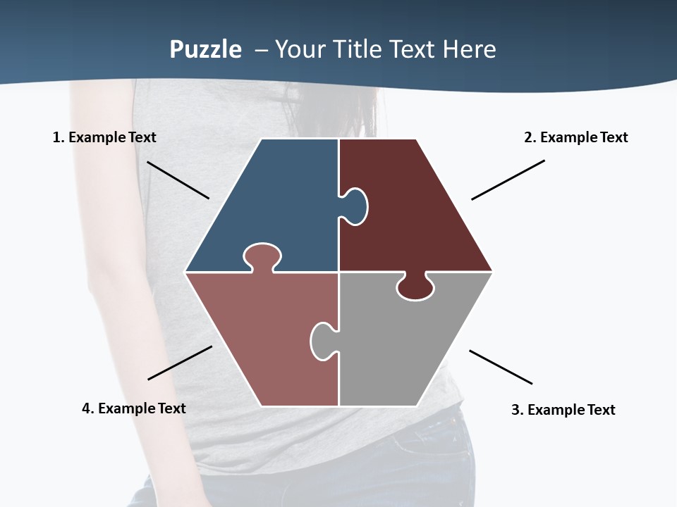 Adult Girl Skin PowerPoint Template