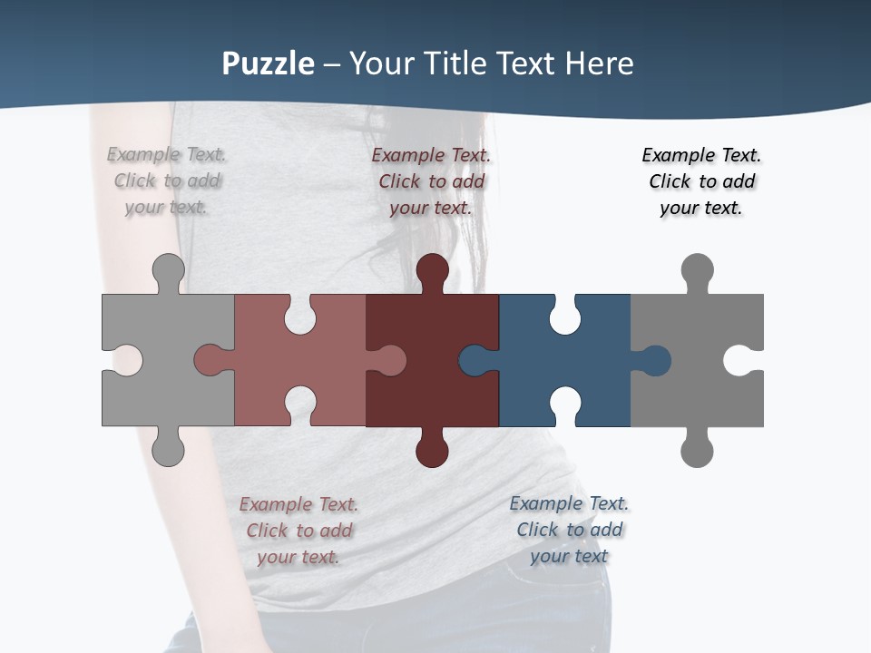 Adult Girl Skin PowerPoint Template