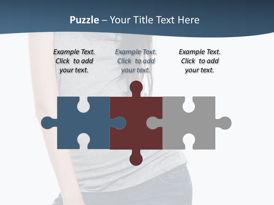 Adult Girl Skin PowerPoint Template