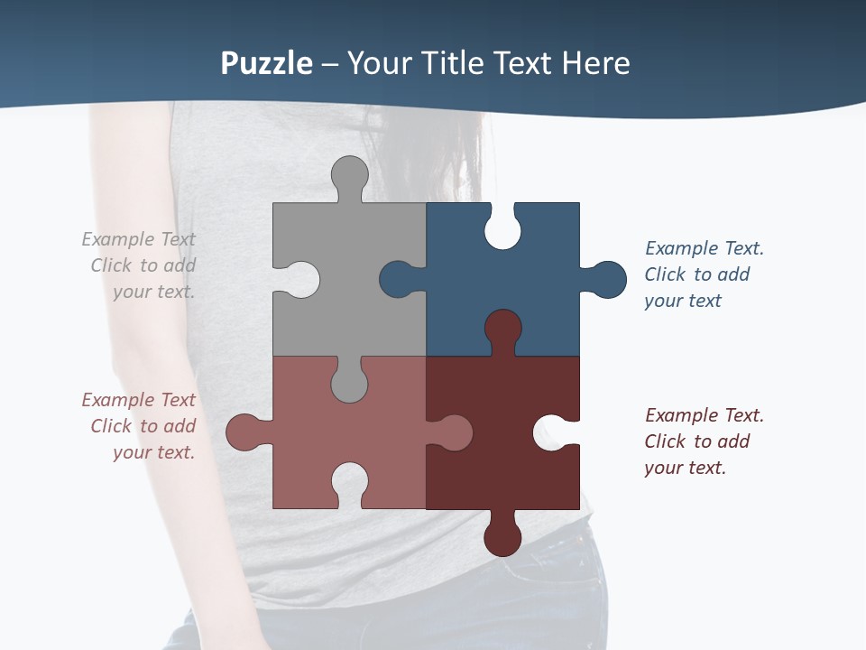 Adult Girl Skin PowerPoint Template