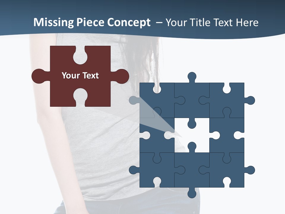 Adult Girl Skin PowerPoint Template