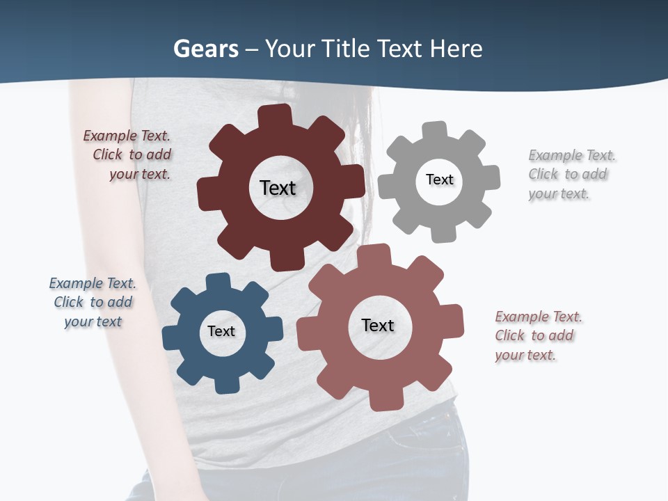 Adult Girl Skin PowerPoint Template