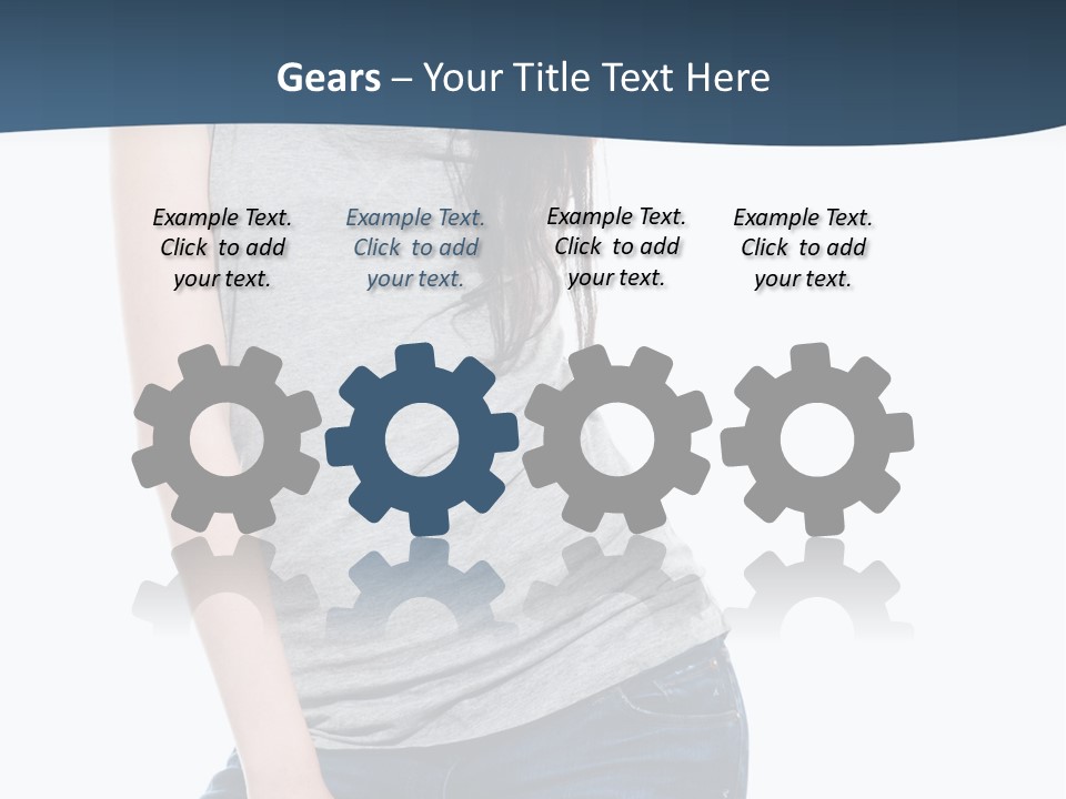 Adult Girl Skin PowerPoint Template