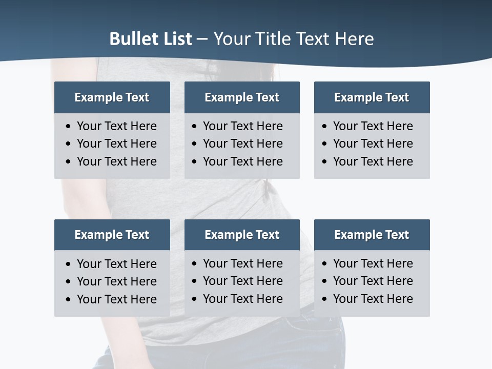 Adult Girl Skin PowerPoint Template