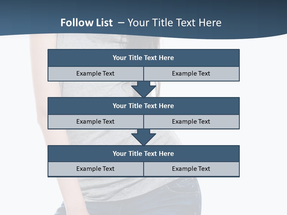 Adult Girl Skin PowerPoint Template