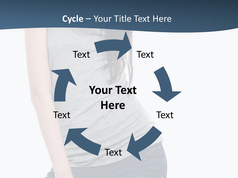 Adult Girl Skin PowerPoint Template