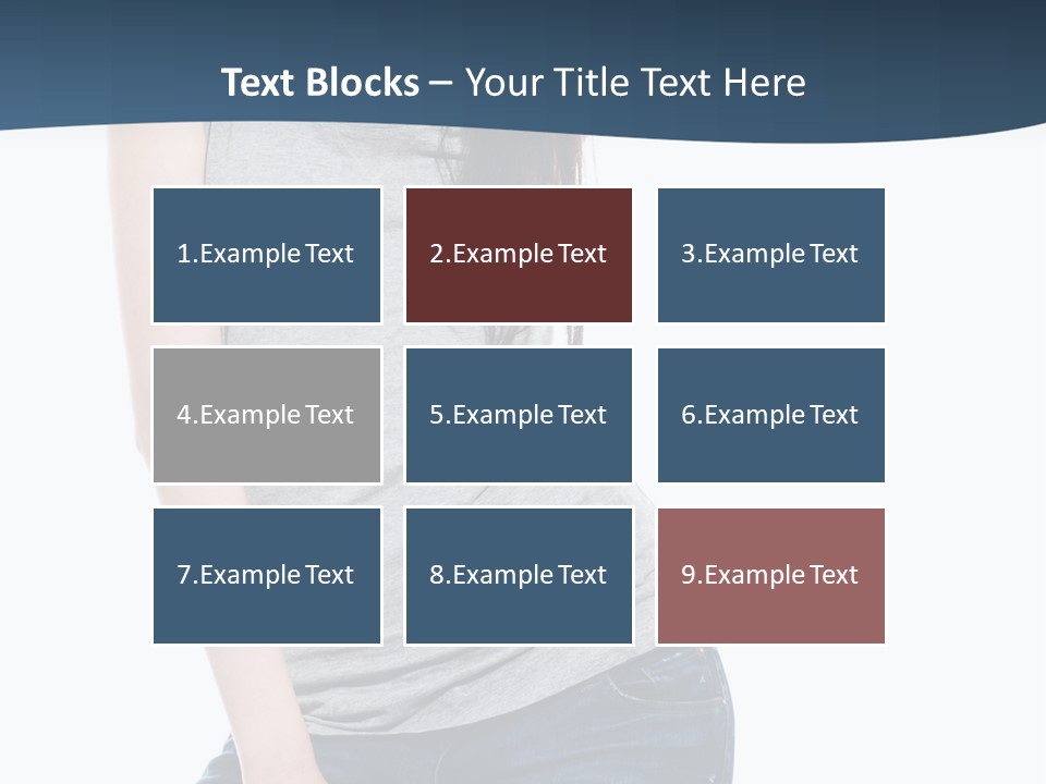 Adult Girl Skin PowerPoint Template