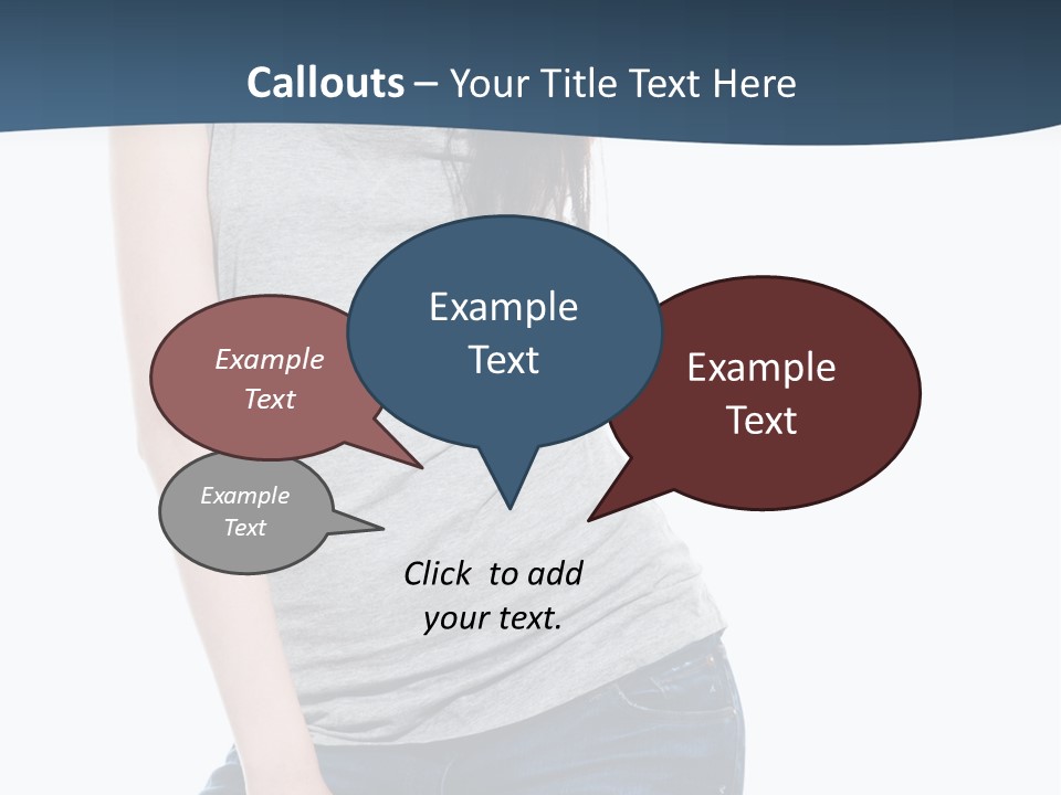 Adult Girl Skin PowerPoint Template