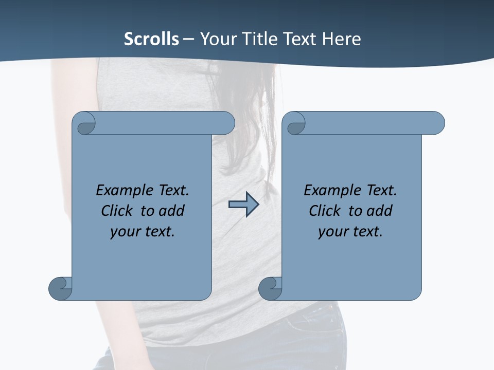Adult Girl Skin PowerPoint Template