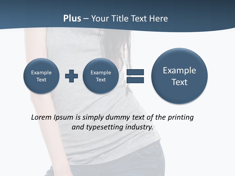 Adult Girl Skin PowerPoint Template