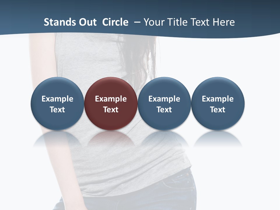 Adult Girl Skin PowerPoint Template