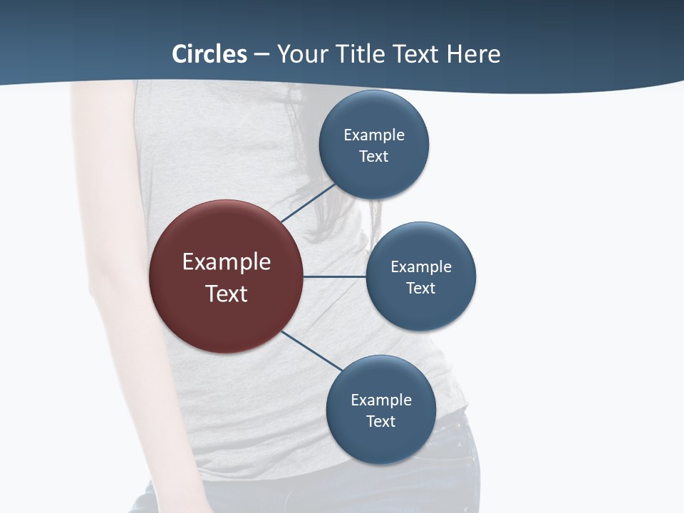 Adult Girl Skin PowerPoint Template