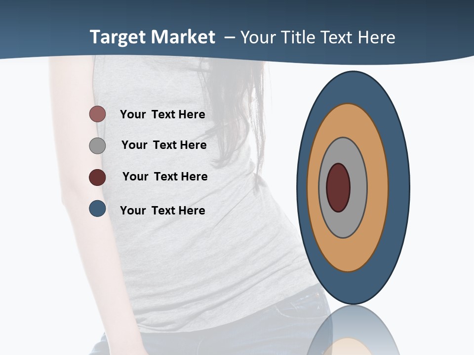 Adult Girl Skin PowerPoint Template