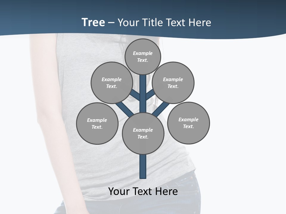 Adult Girl Skin PowerPoint Template