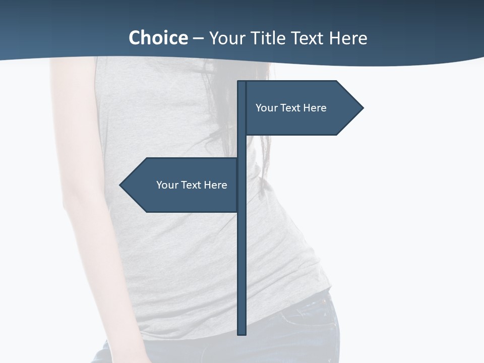 Adult Girl Skin PowerPoint Template