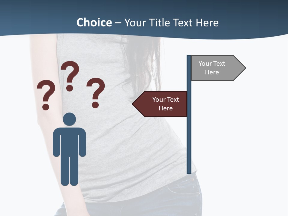 Adult Girl Skin PowerPoint Template