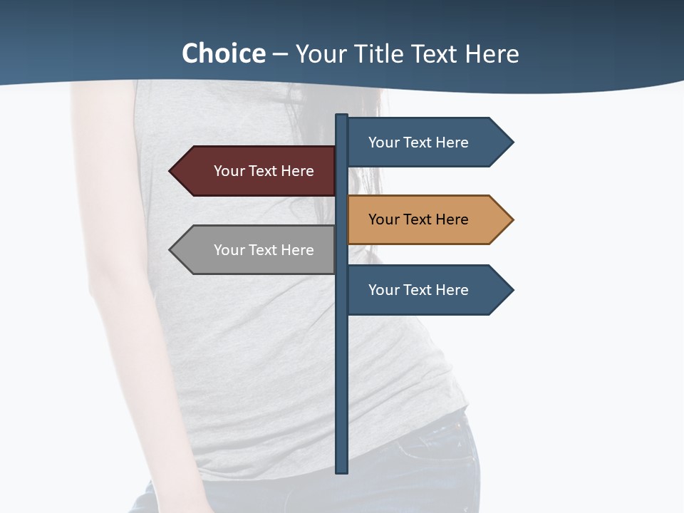 Adult Girl Skin PowerPoint Template