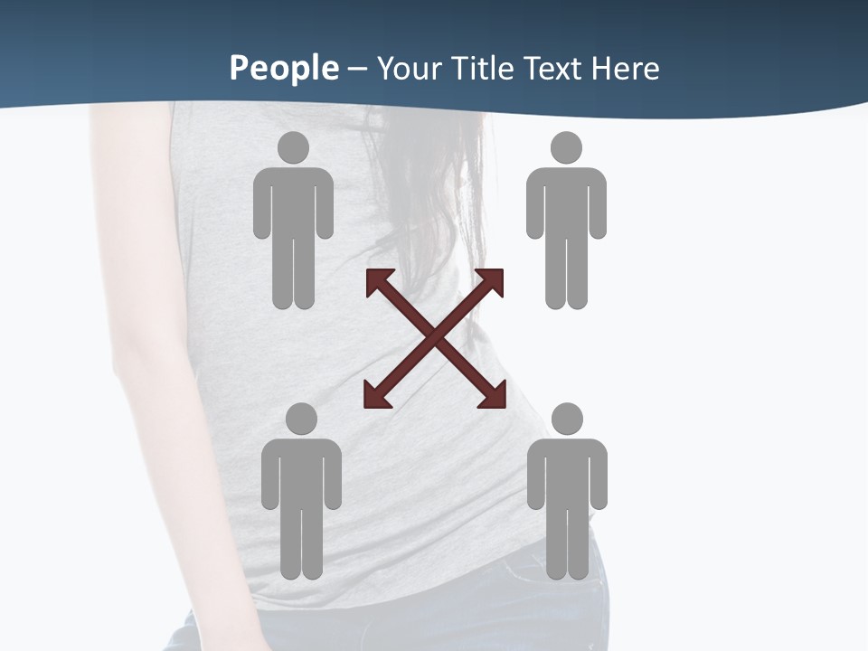 Adult Girl Skin PowerPoint Template