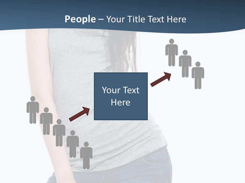 Adult Girl Skin PowerPoint Template