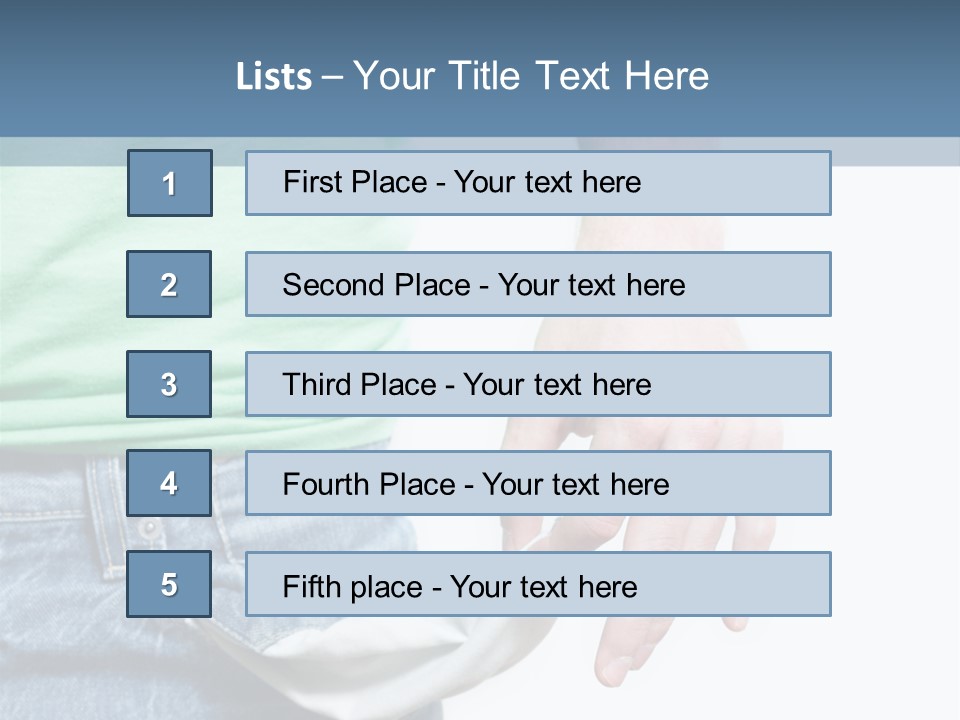 Person Needy Poor PowerPoint Template