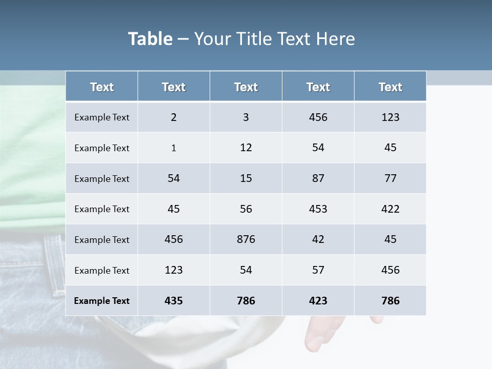 Person Needy Poor PowerPoint Template