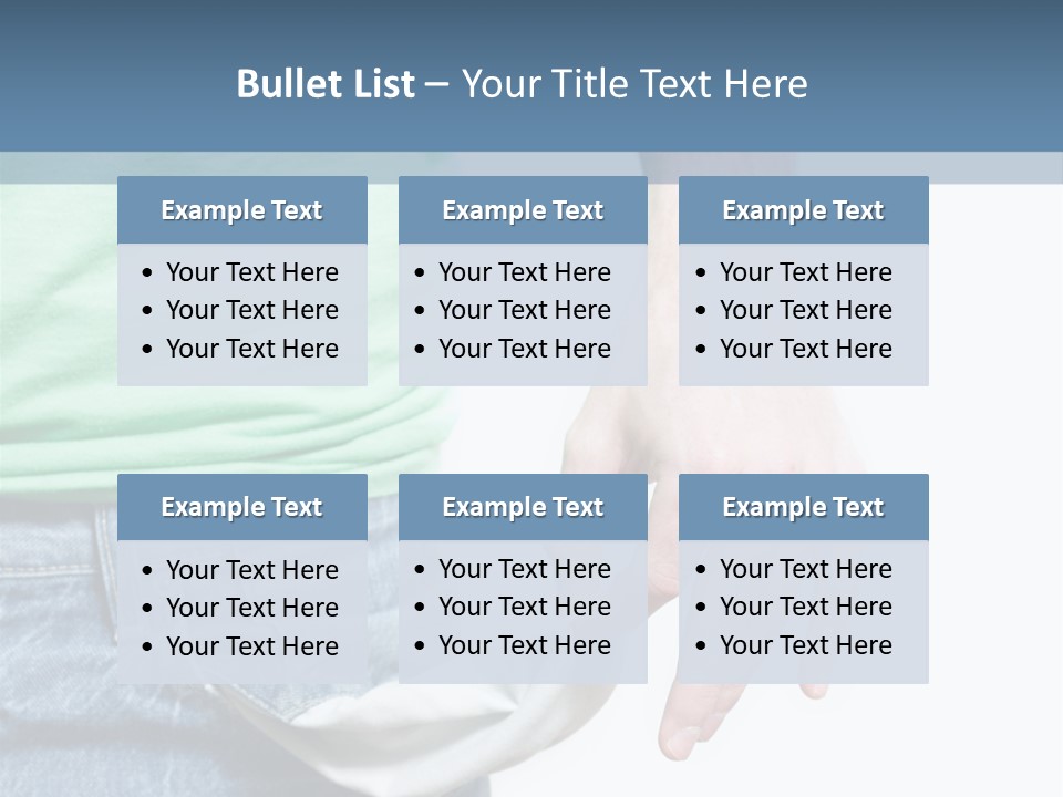 Person Needy Poor PowerPoint Template