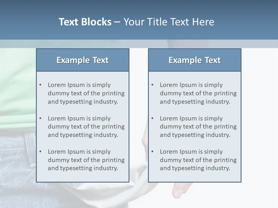 Person Needy Poor PowerPoint Template