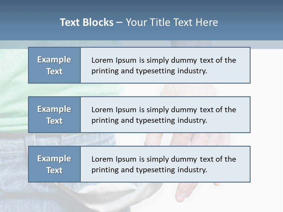 Person Needy Poor PowerPoint Template