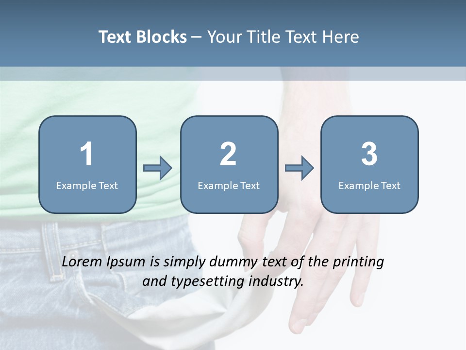 Person Needy Poor PowerPoint Template