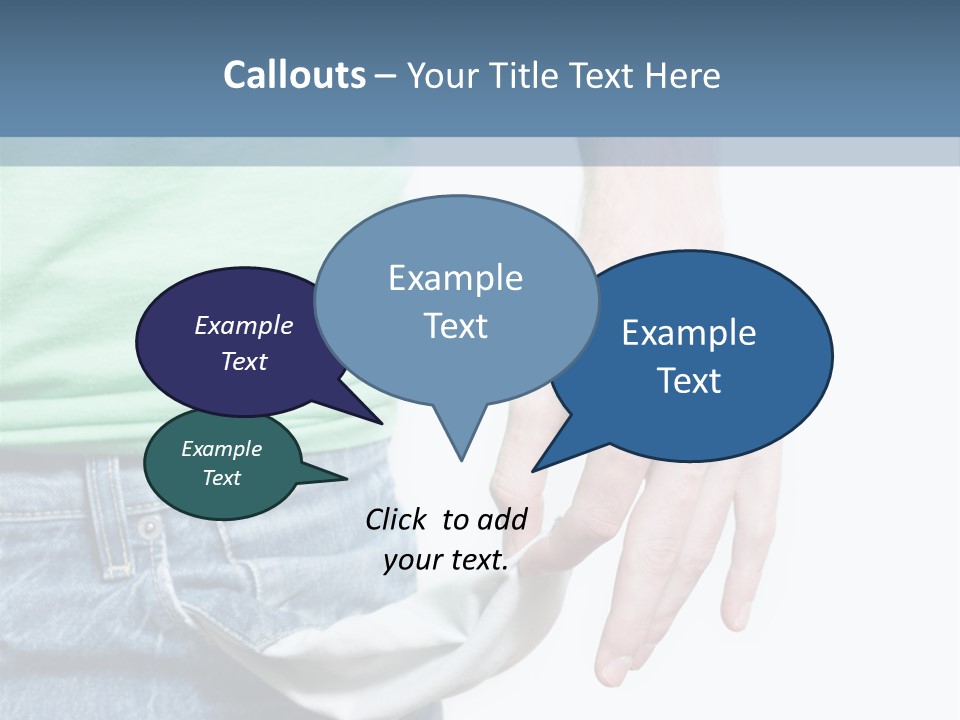 Person Needy Poor PowerPoint Template