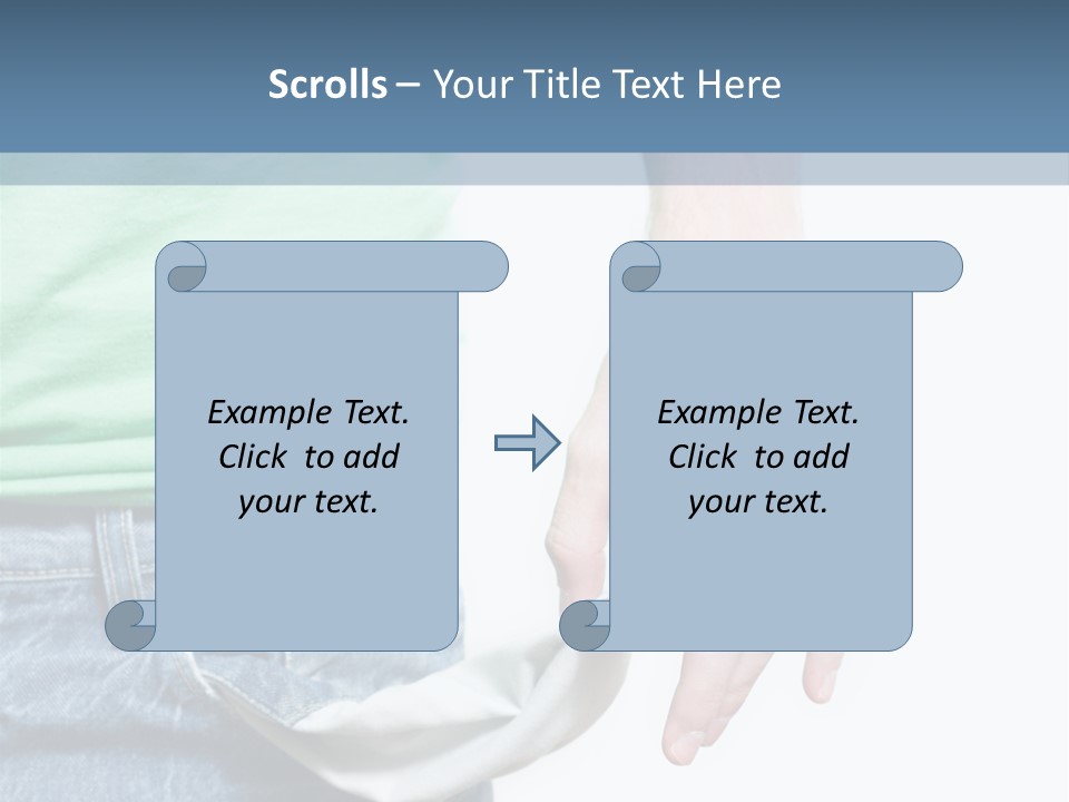 Person Needy Poor PowerPoint Template