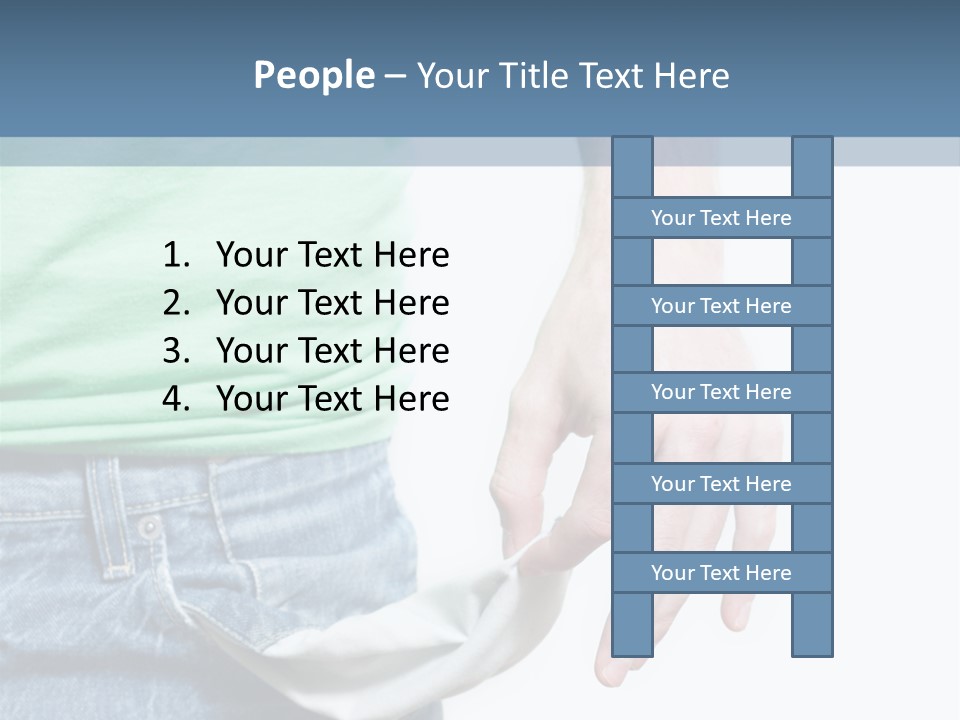 Person Needy Poor PowerPoint Template