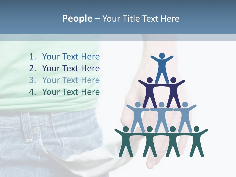 Person Needy Poor PowerPoint Template