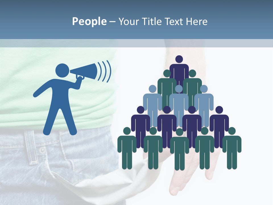 Person Needy Poor PowerPoint Template