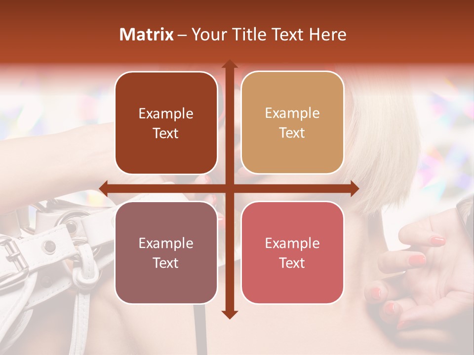 White Fashion Serene PowerPoint Template