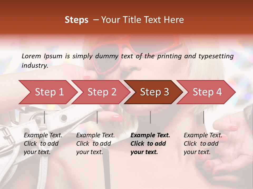 White Fashion Serene PowerPoint Template