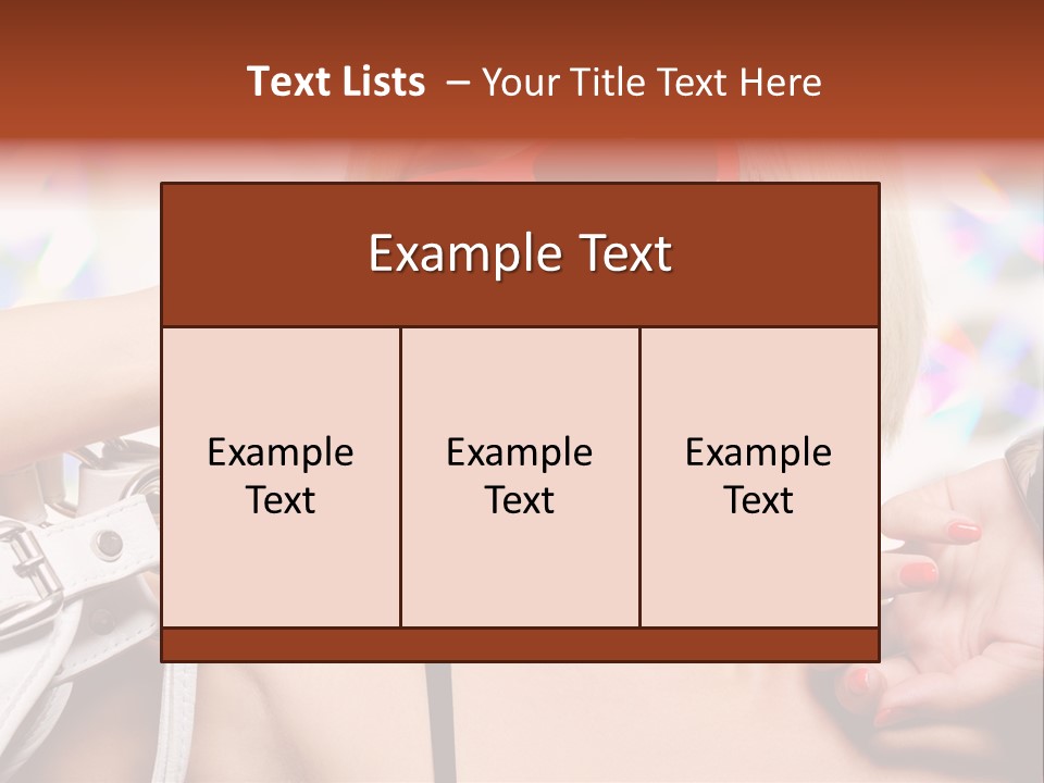 White Fashion Serene PowerPoint Template