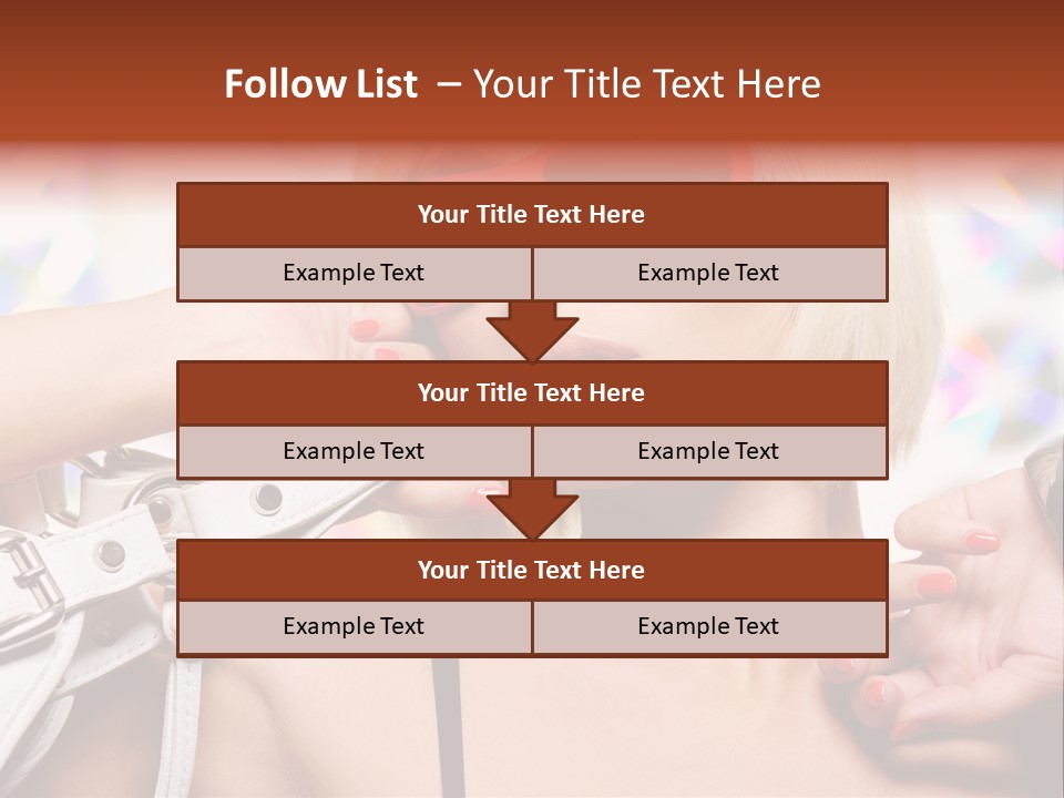 White Fashion Serene PowerPoint Template